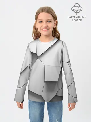 Детский лонгслив / Слом плитки