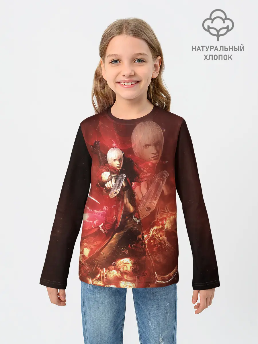 Детский лонгслив / Молодой Данте