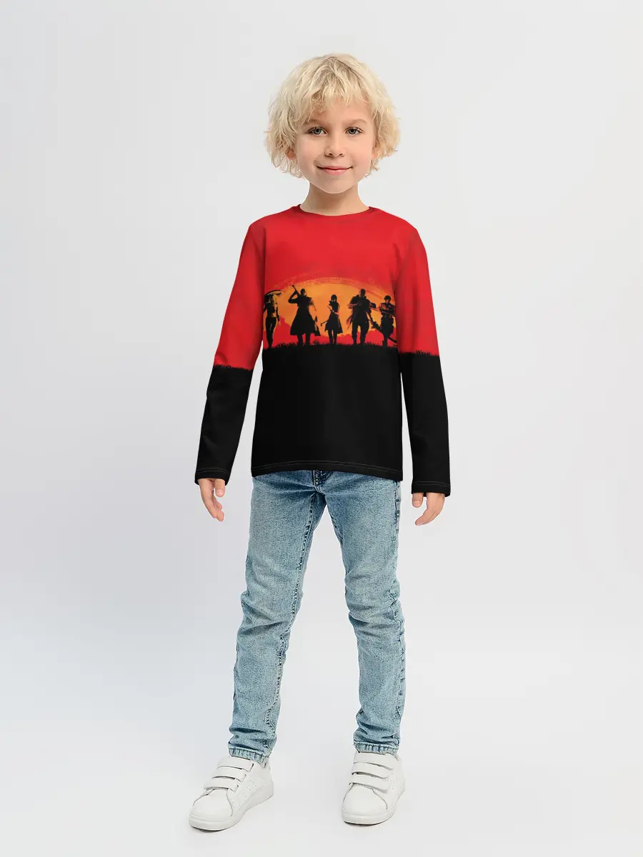 Детский лонгслив / DMC x RDR