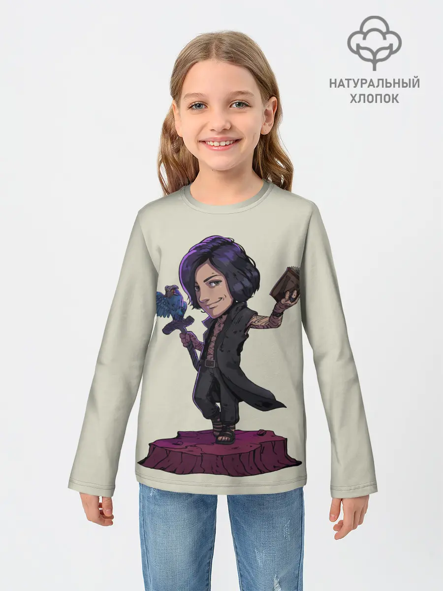 Детский лонгслив / V Big head