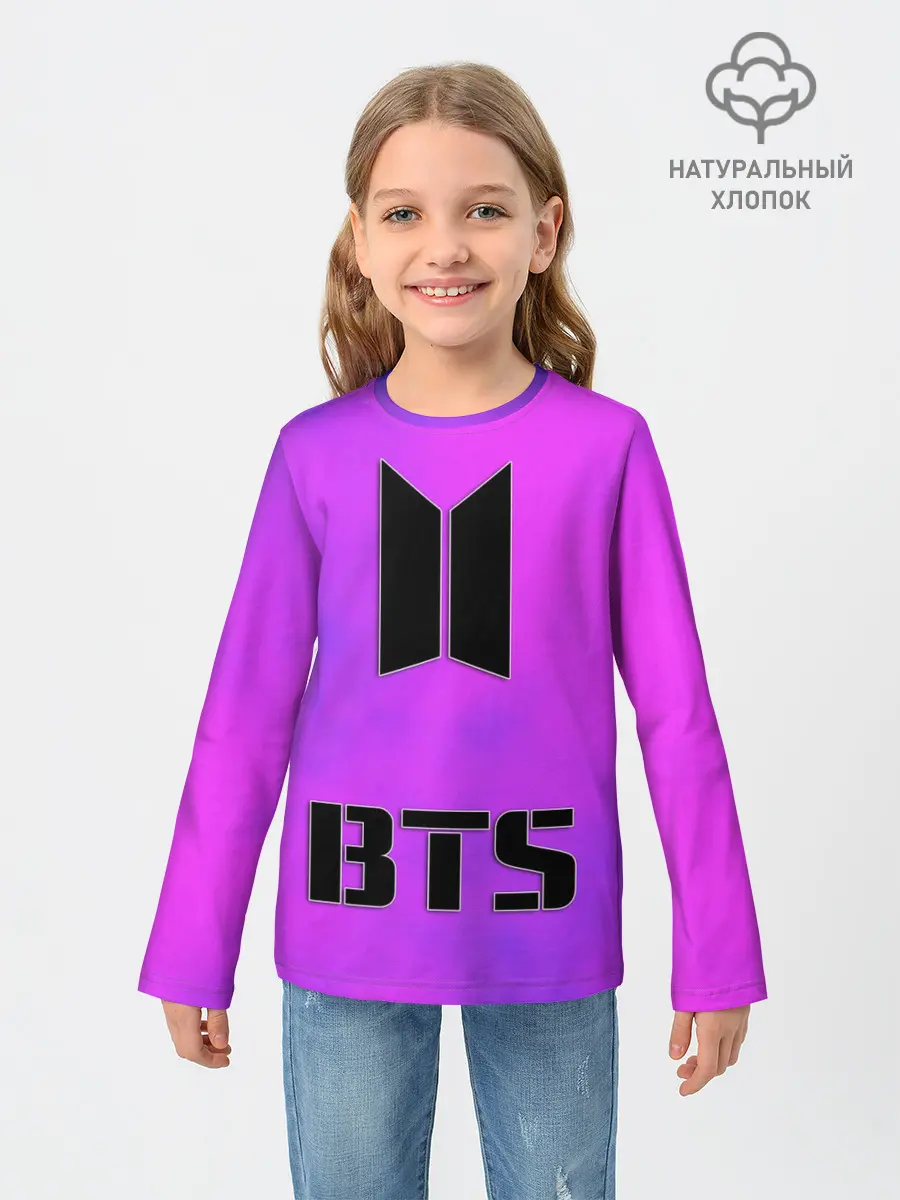 Детский лонгслив / BTS ЮЖНОКОРЕЙСКИЙ БОЙБЕНД