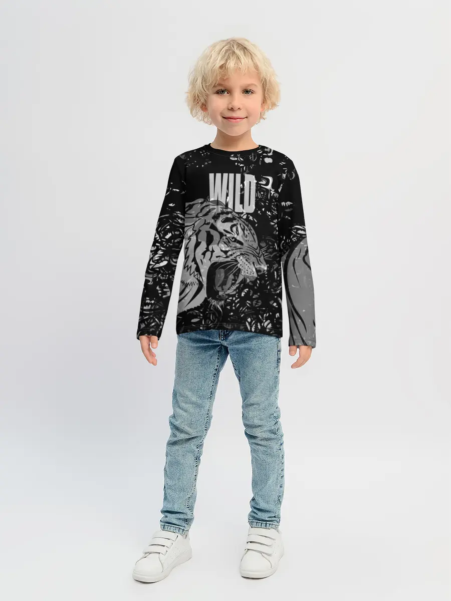 Детский лонгслив / WILD / ДИКИЙ