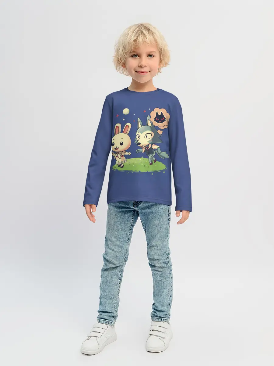 Детский лонгслив / Зайка и волчек | Beastars