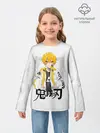 Детский лонгслив / Зеницу Агацума Kimetsu no Yaiba