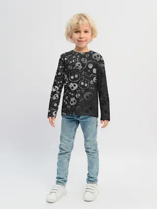 Детский лонгслив / ART SKULL