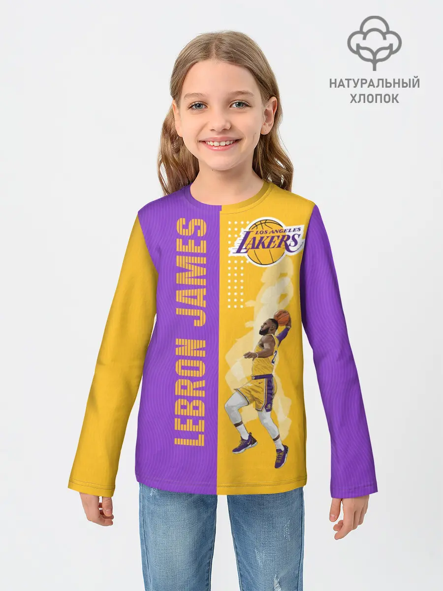 Детский лонгслив / Леброн NBA