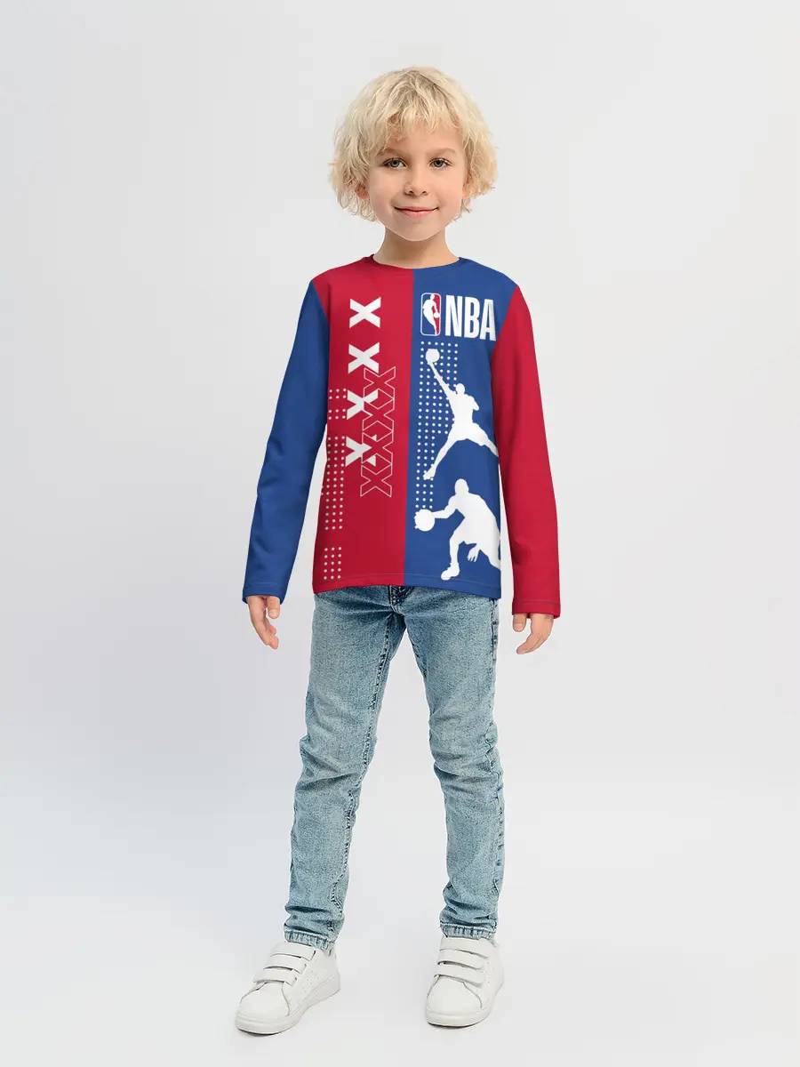 Детский лонгслив / NBA