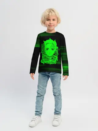 Детский лонгслив / Танджиро Камадо Kimetsu no Yaiba