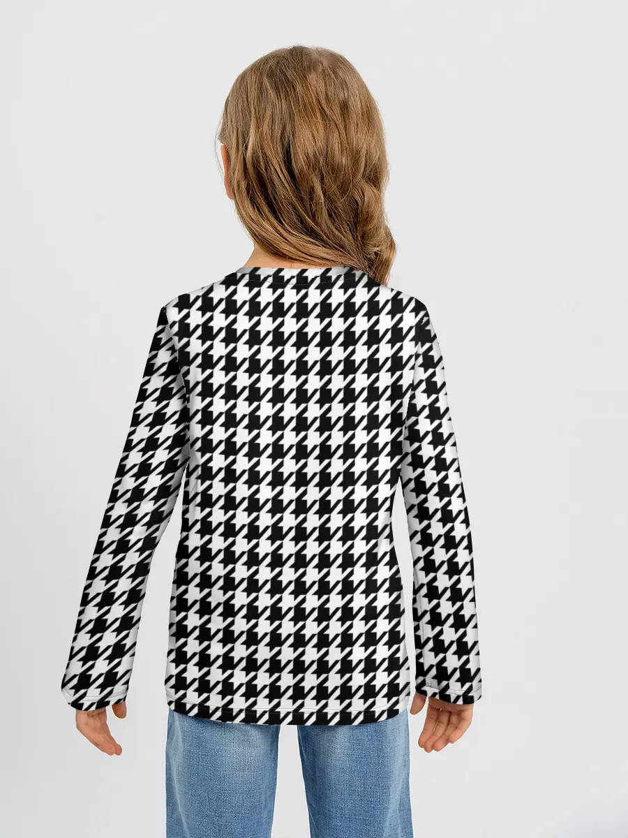 Детский лонгслив / Гусиная лапка