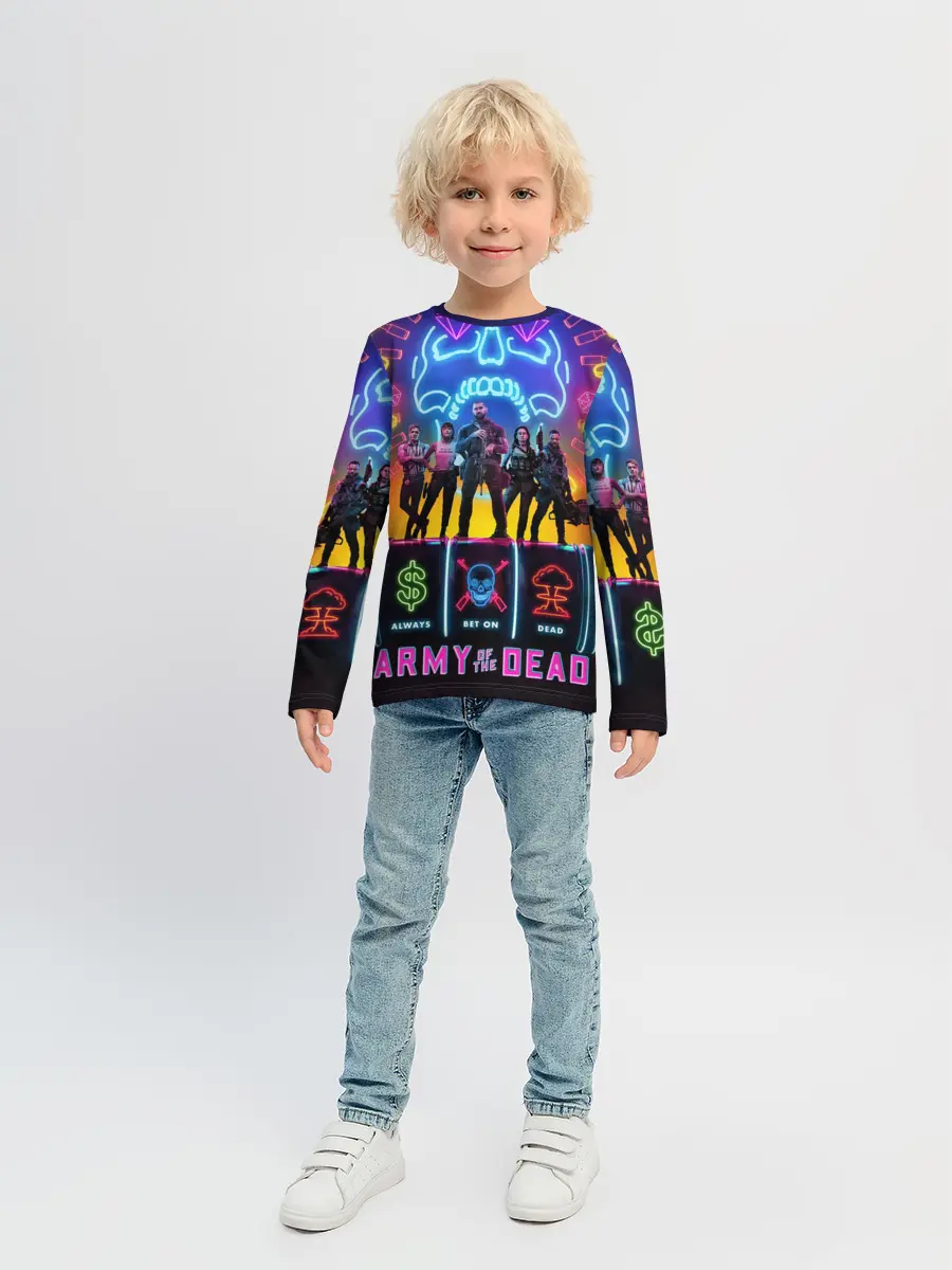 Детский лонгслив / Армия мертвецов Зака Снайдера