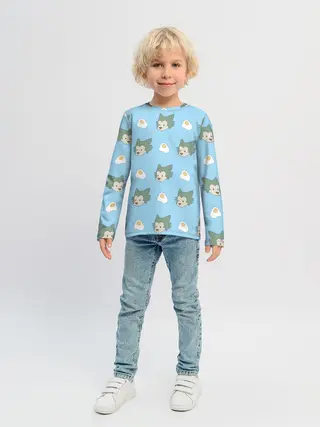 Детский лонгслив / Legosi pattern