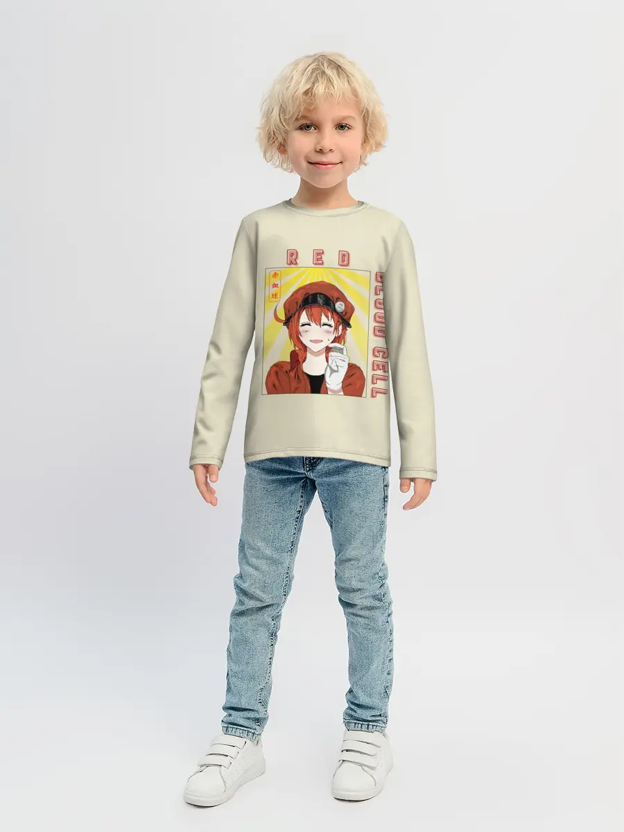 Детский лонгслив / Blood cell