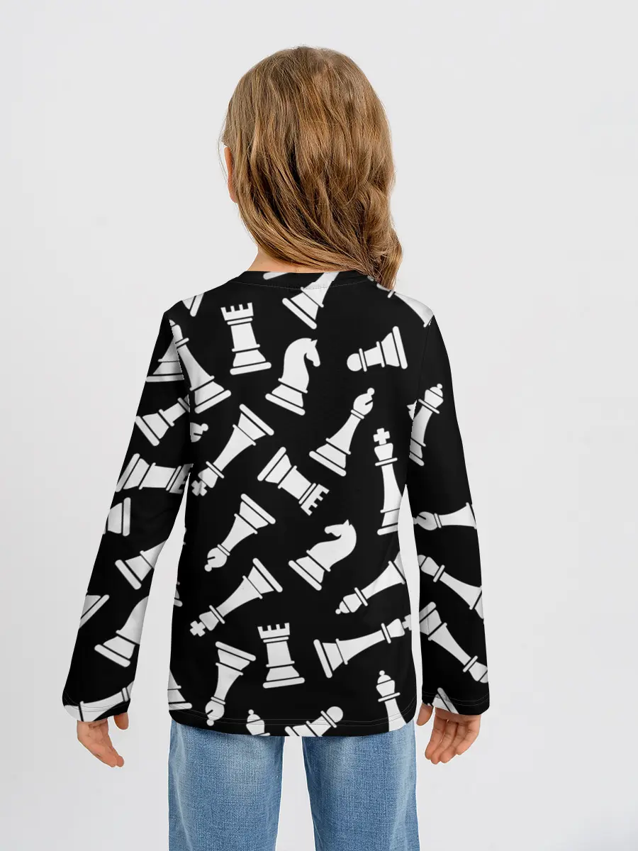Детский лонгслив / Фигуры, Шахматы