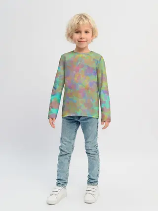 Детский лонгслив / Цветные лепестки