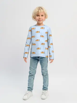 Детский лонгслив / Корги