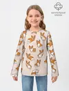 Детский лонгслив / Корги | Разные