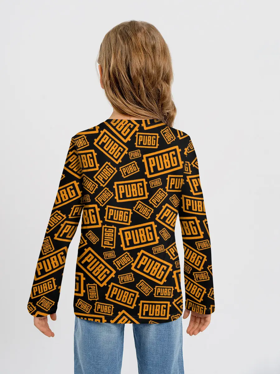 Детский лонгслив / PUBG / ПАБГ / УЗОР