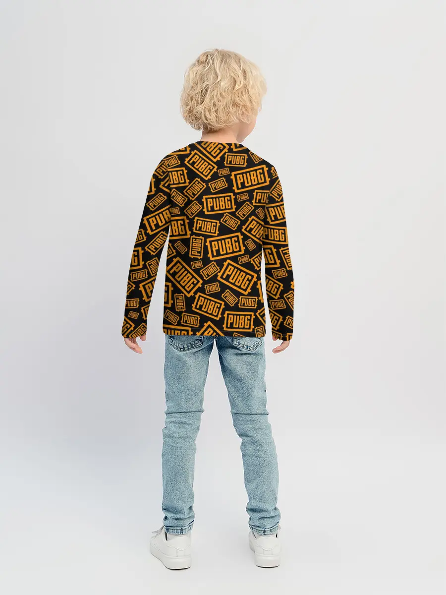 Детский лонгслив / PUBG / ПАБГ / УЗОР
