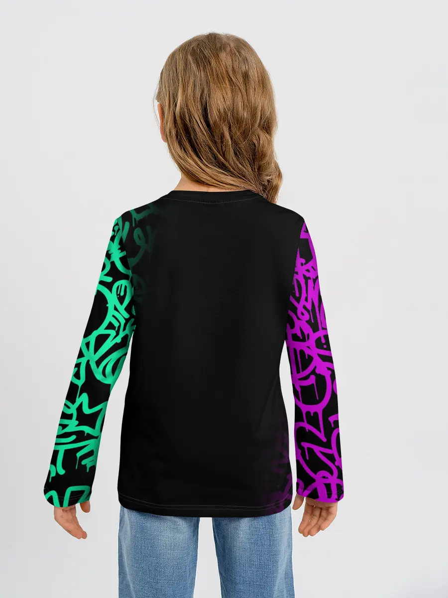 Детский лонгслив / PUBG NEW STATE / ПАБГ НЕОН