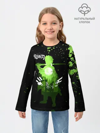 Детский лонгслив / Танджиро и Незуко Kimetsu no Yaiba