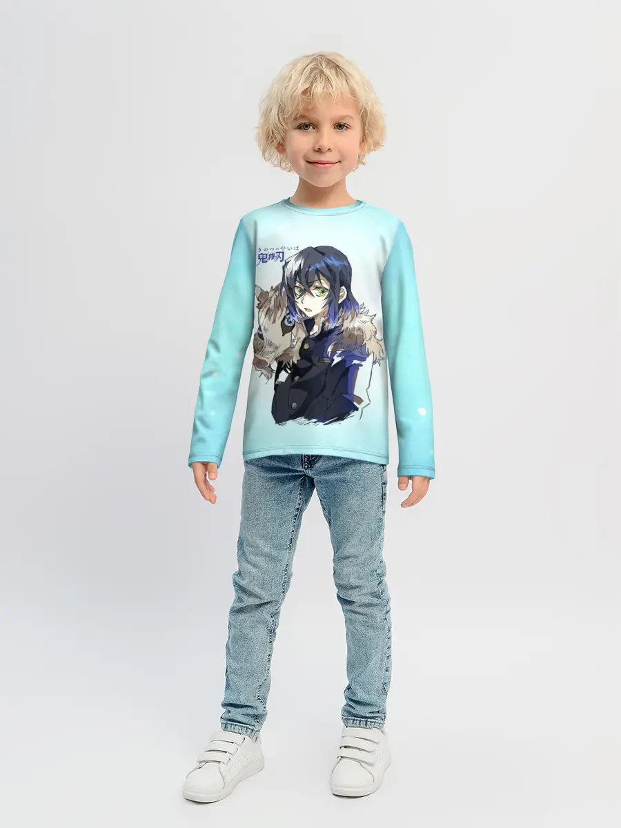 Детский лонгслив / Иноске Хашибира Kimetsu no Yaiba