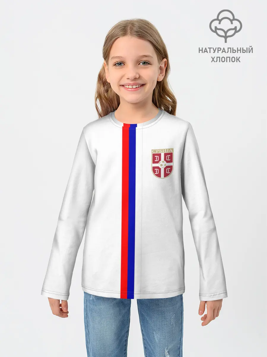 Детский лонгслив / Сборная Сербии