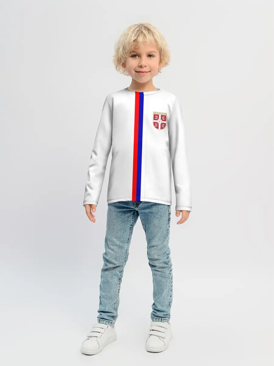 Детский лонгслив / Сборная Сербии