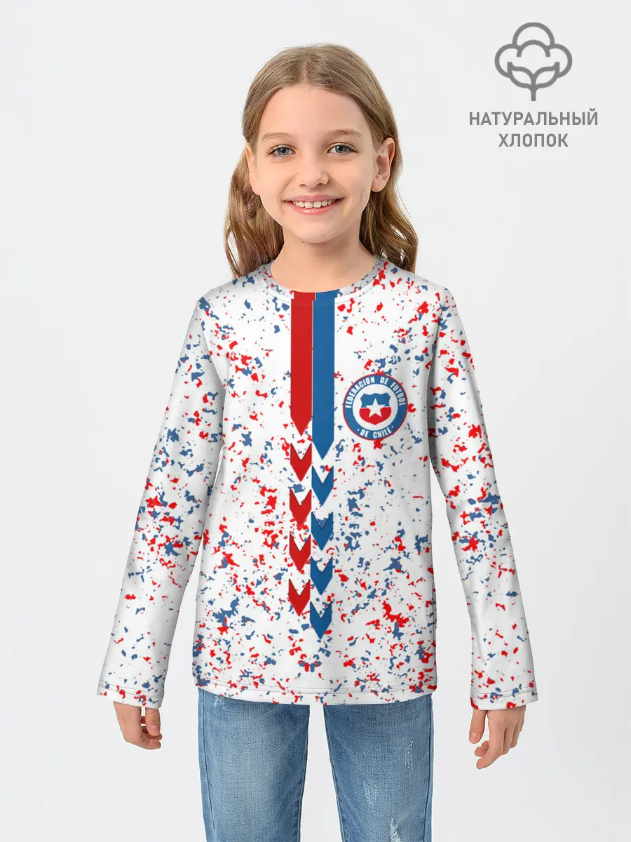 Детский лонгслив / Сборная Чили.