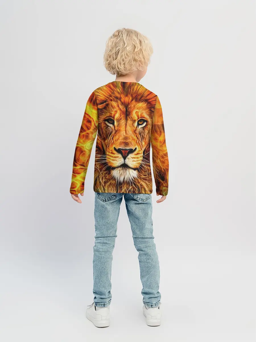 Детский лонгслив / LION