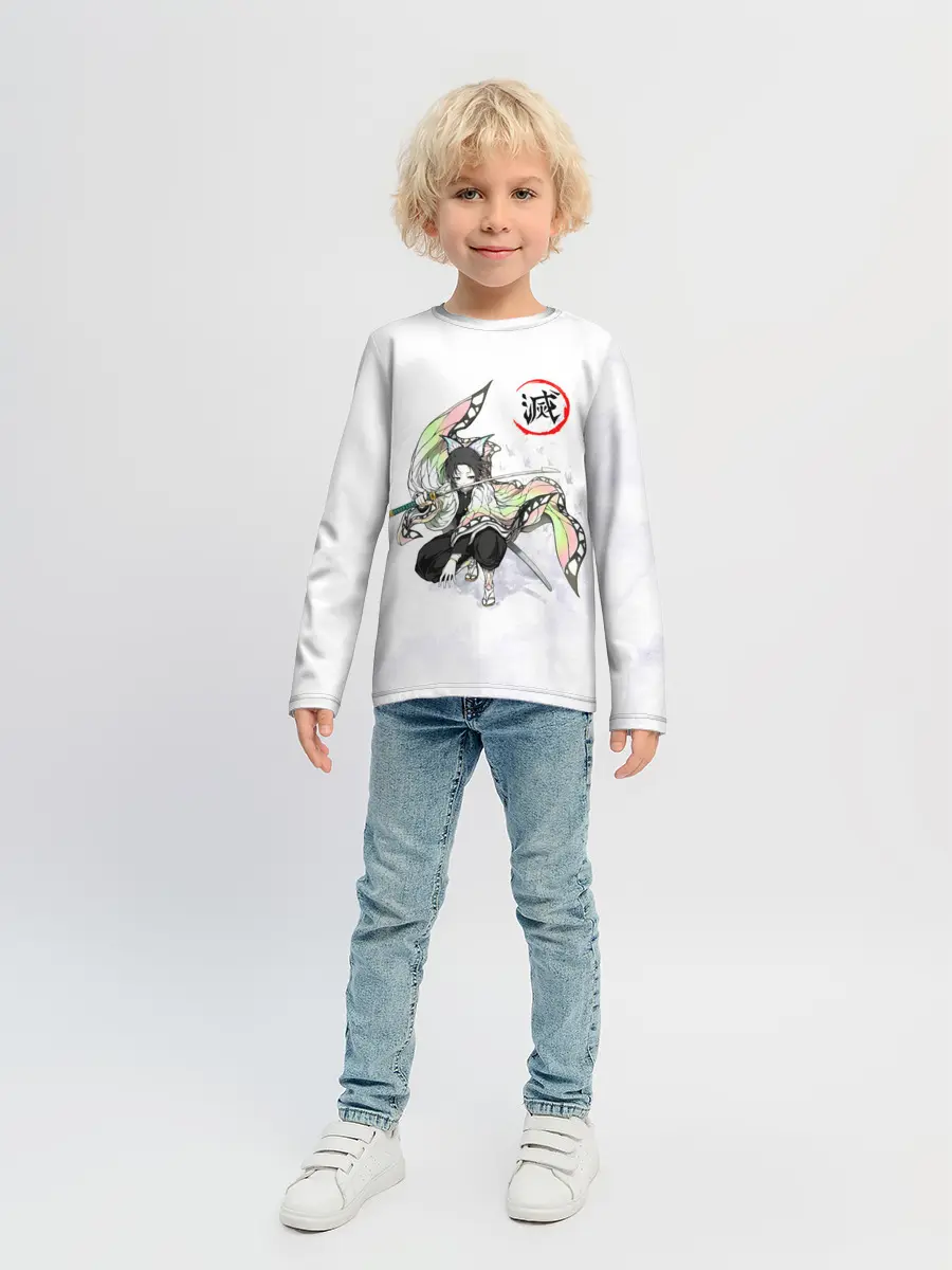 Детский лонгслив / Шинобу Кочо Kimetsu no Yaiba