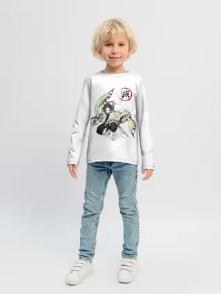 Детский лонгслив / Шинобу Кочо Kimetsu no Yaiba