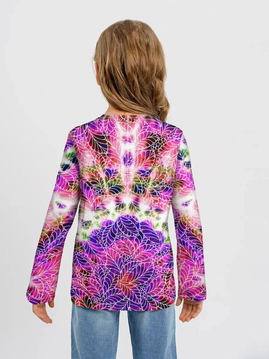 Детский лонгслив / Тай-дай