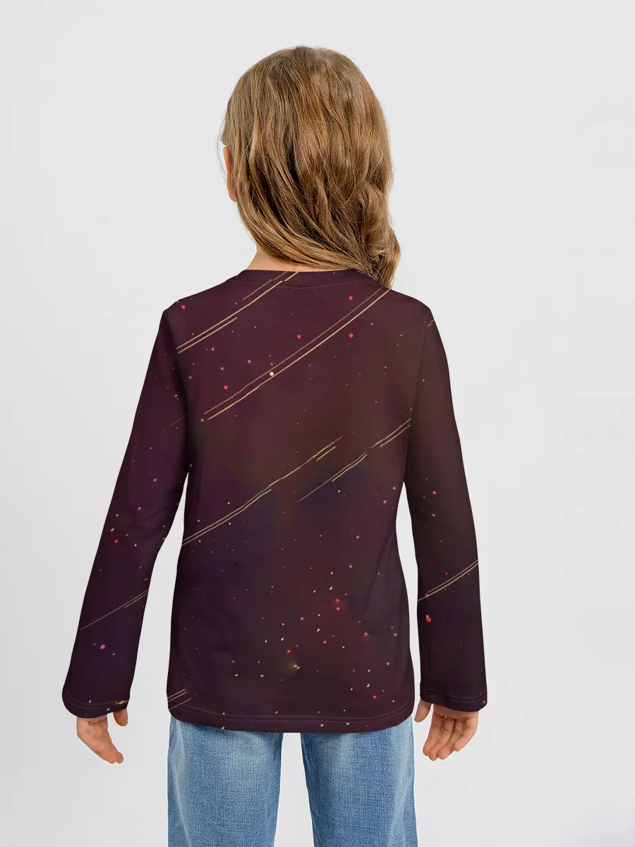 Детский лонгслив / Космос