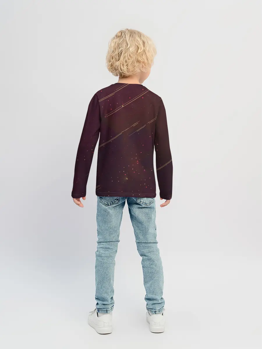 Детский лонгслив / Космос