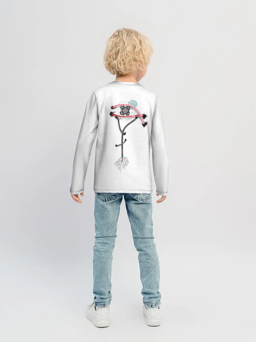 Детский лонгслив / Yami: listen to my heart 3D