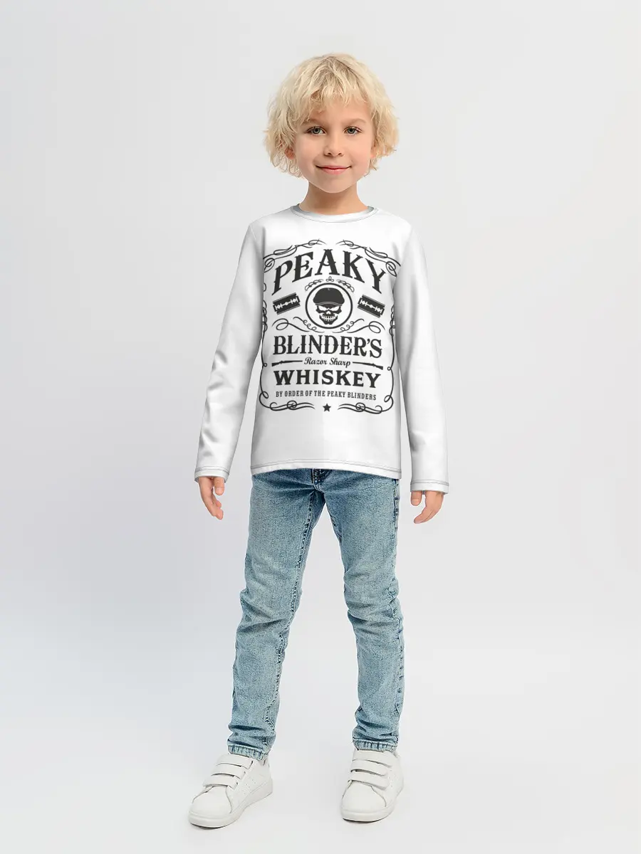 Детский лонгслив / Острые Козырьки Whiskey