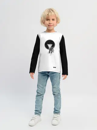 Детский лонгслив / Yami: cell 3D