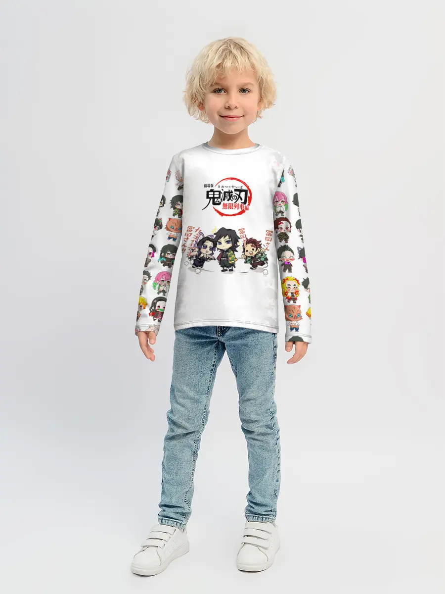 Детский лонгслив / ПЕРСОНАЖИ Kimetsu no Yaiba