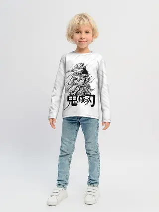 Детский лонгслив / Иноске Хашибира Kimetsu no Yaiba