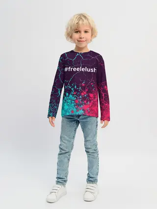 Детский лонгслив / Свободу Лелушу - Краска