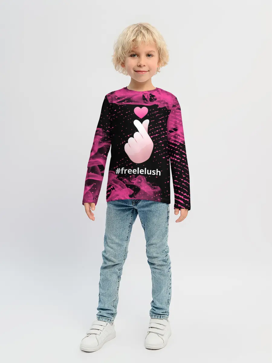 Детский лонгслив / Свободу Лелушу - Пламя