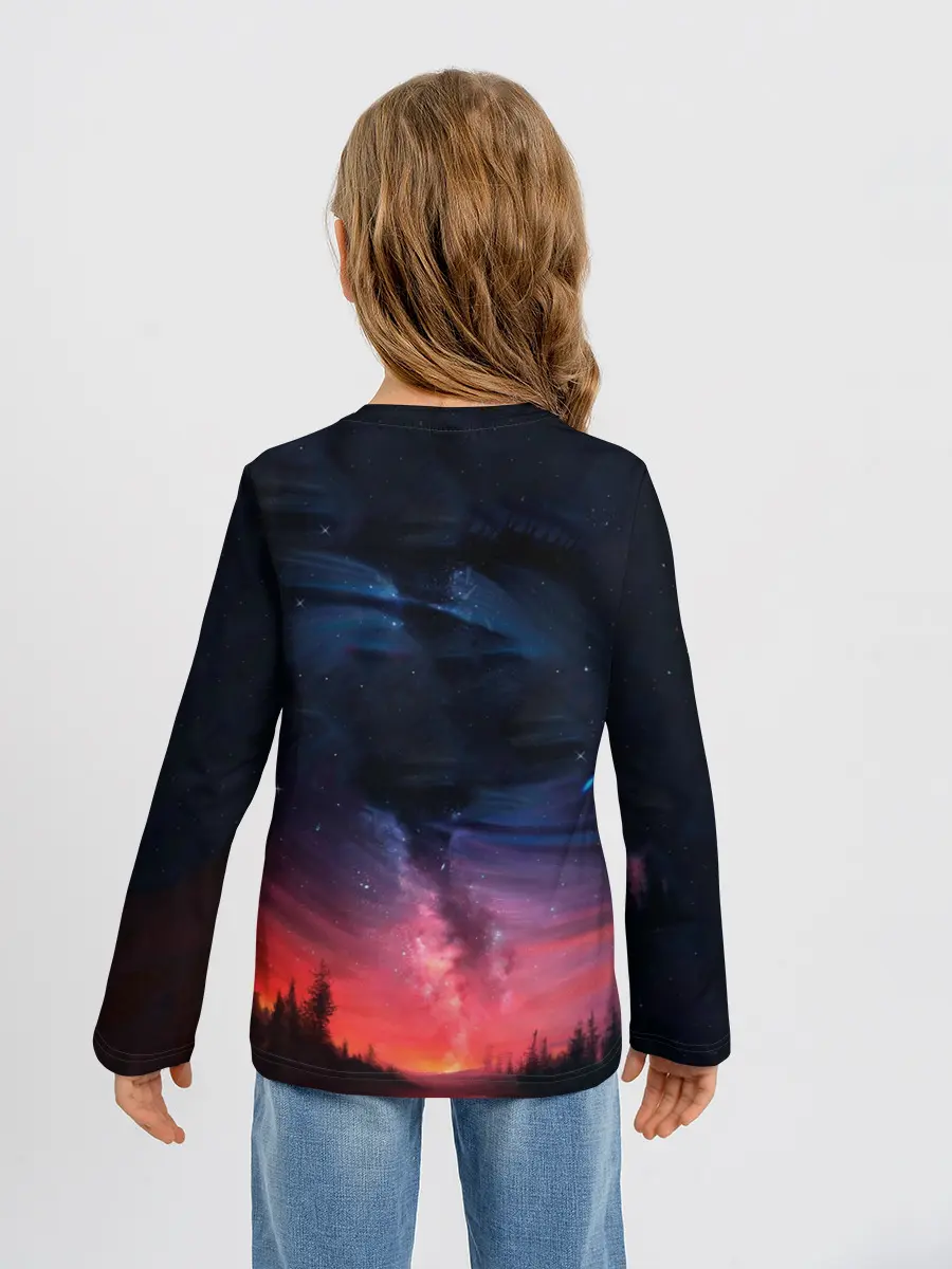 Детский лонгслив / Глаза в небе