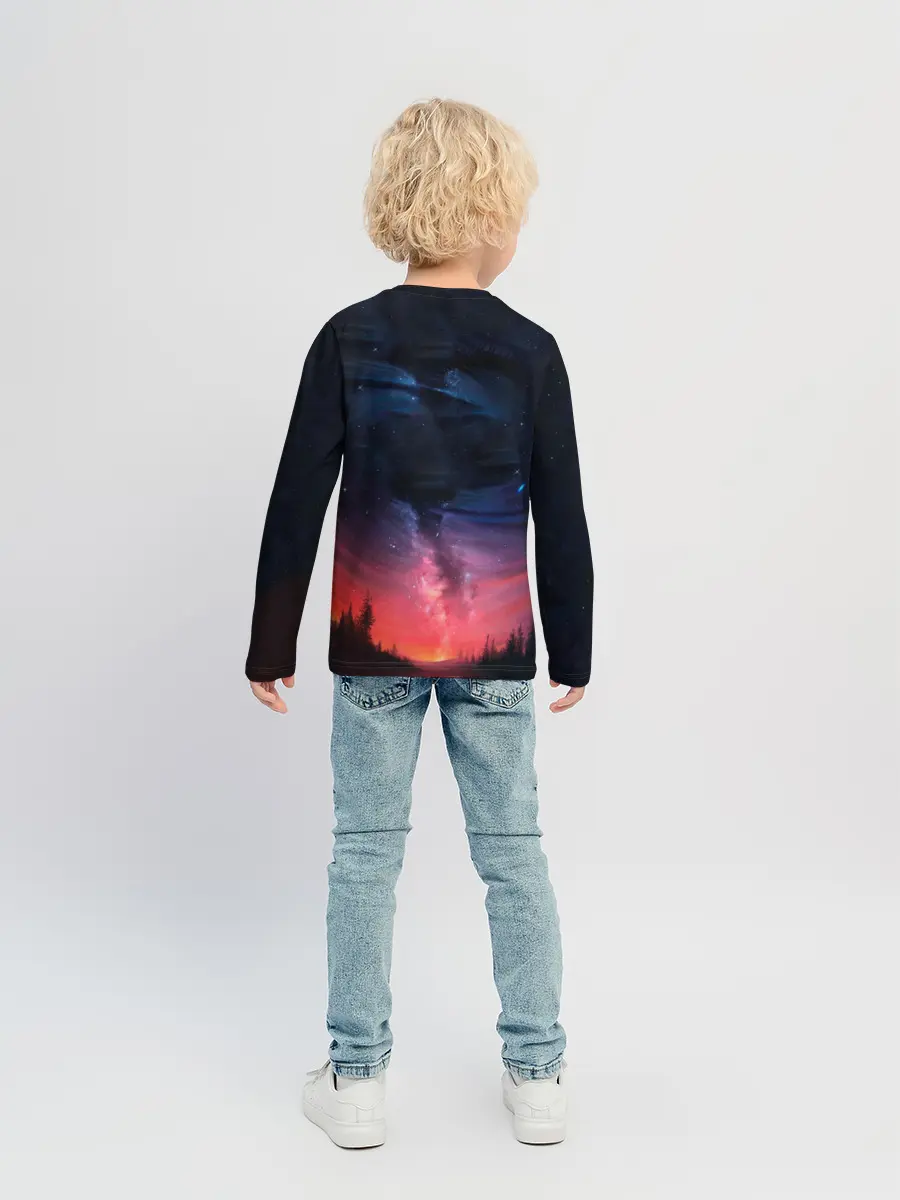 Детский лонгслив / Глаза в небе