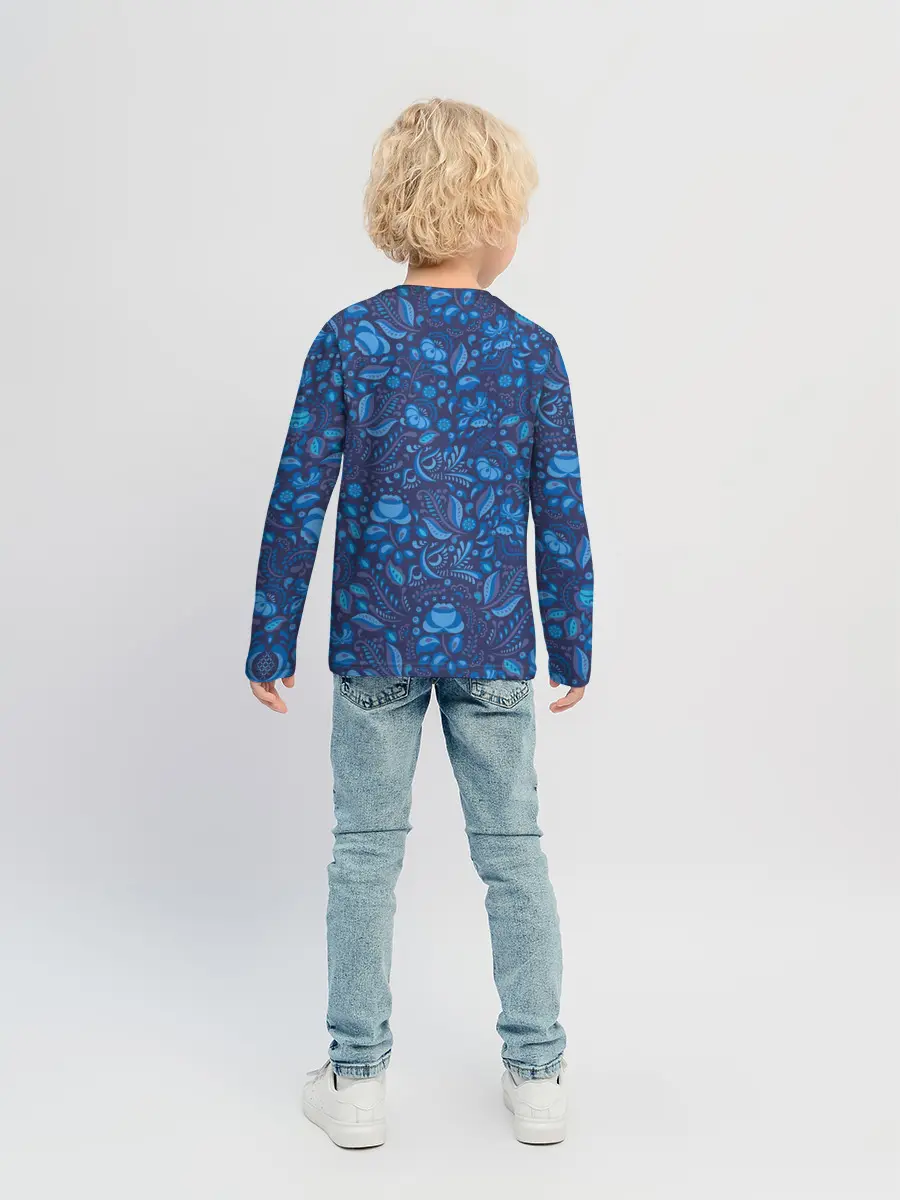 Детский лонгслив / ГЖЕЛЬ