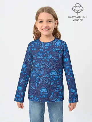 Детский лонгслив / ГЖЕЛЬ