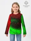 Детский лонгслив / КРАСНАЯ И ЗЕЛЕНАЯ КРАСКА