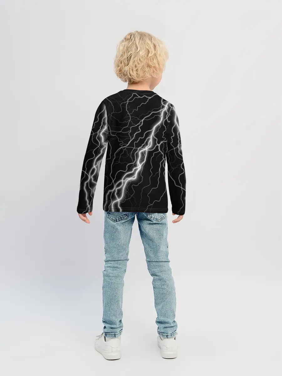 Детский лонгслив / КОРОЛЬ И ШУТ - МОЛНИЯ