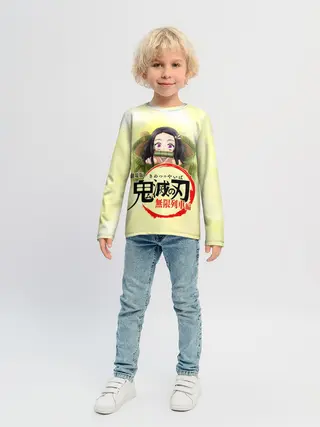 Детский лонгслив / Незуко Камадо Kimetsu no Yaiba