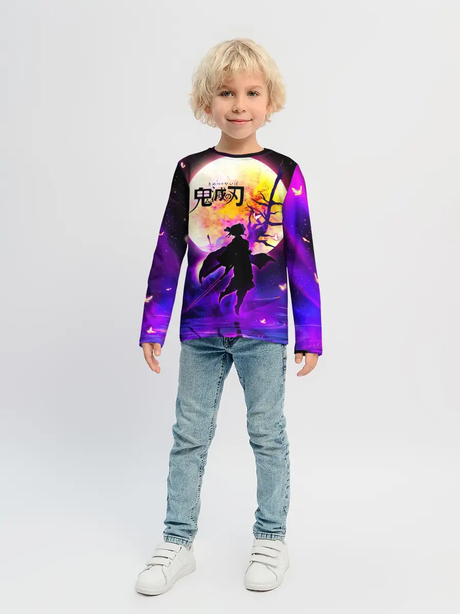 Детский лонгслив / Шинобу Кочо Kimetsu no Yaiba