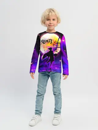 Детский лонгслив / Шинобу Кочо Kimetsu no Yaiba
